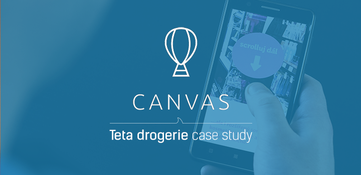 Případovka: Facebook Canvas & Teta Drogerie: 63% konverzní poměr